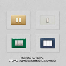Carica l'immagine nel visualizzatore di Gallery, 5 Salvaparete trasparente ad incastro. Salva muro in plastica trasparente spessore 0,75mm dimensioni 20x16cm per placche