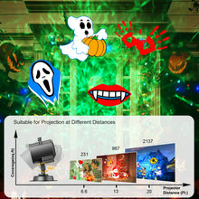 Carica l'immagine nel visualizzatore di Gallery, Macchiatto Proiettore Halloween Esterno, Luci Halloween con Telecomando
