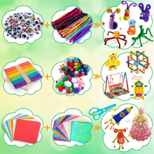 Carica l'immagine nel visualizzatore di Gallery, Sundaymot 5000 Pezzi Lavoretti Creativi per Bambini, Art Craft Set