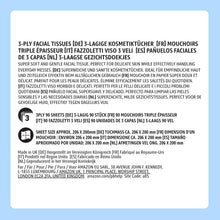 Carica l'immagine nel visualizzatore di Gallery, by Amazon Fazzoletti di Carta per il Viso a 3 Veli, 1080 Fogli, (12 Confezioni da 90 Fogli)