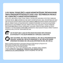Carica l'immagine nel visualizzatore di Gallery, by Amazon Fazzoletti di Carta per il Viso a 3 Veli, 1080 Fogli, (12 Confezioni da 90 Fogli)
