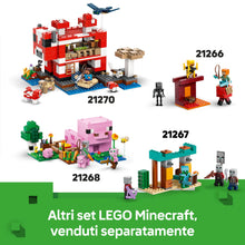 Carica l'immagine nel visualizzatore di Gallery, LEGO Minecraft Spedizione nella Miniera dell’Armadillo - Giocattolo Interattivo con Figure di Ragno della Caverna, Lupo e Funzione TNT - Regalo per Gamer, Bambini e Bambine da 8 Anni in su - 21269