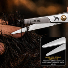 Carica l'immagine nel visualizzatore di Gallery, Candure Forbici Parrucchiere Professionali Forbice per Capelli da Barbiere per Taglio di Capelli Acciaio Inossidabile Ad