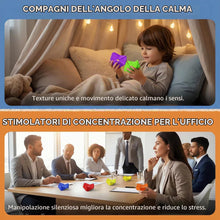 Carica l'immagine nel visualizzatore di Gallery, Cubo Sensoriale Fidget in Silicone Texturizzato, Giocattolo calmante antistress silenzioso per autismo ADHD ansia, perfe