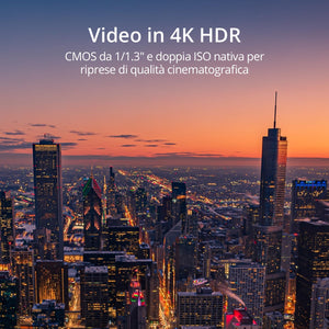 DJI Mini 3 – Mini drone con fotocamera leggero e pieghevole con video in 4K HDR, autonomia di 38 minuti, Riprese verticali native e funzioni intelligenti, C0