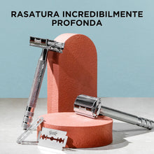 Carica l'immagine nel visualizzatore di Gallery, Wilkinson Sword - Rasoio The Edger - Confezione con 1 manico e 5 lame di ricarica