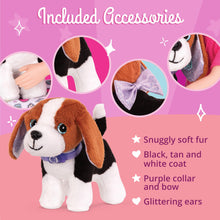 Carica l'immagine nel visualizzatore di Gallery, Glitter Girls by Battat - Bailey - Cane di peluche - Accessorio per cuccioli di 14 pollici - Giocattoli, vestiti e accessori per ragazze dai 3 anni in su