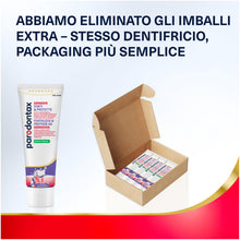 Carica l'immagine nel visualizzatore di Gallery, Parodontax Gengive Forti &amp; Protette, Dentifricio Acido Ialuronico, 4x75 ml