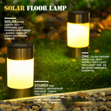 Carica l'immagine nel visualizzatore di Gallery, TaimeiMao 2 pezzi LED luce solare per tomba colomba luci per tomba per esterni, con picchetto da terra luce tombale cand