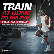 Carica l'immagine nel visualizzatore di Gallery, Beast Gear Corda per Saltare Professionale - Jump Rope Regolabile per Allenamento in Palestra con Manici in Alluminio - Per Boxe, Crossfit e Fitness
