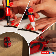 Carica l'immagine nel visualizzatore di Gallery, Loctite Super Attak Plastica, Colla per plastica istantanea, 2 g + 4 ml