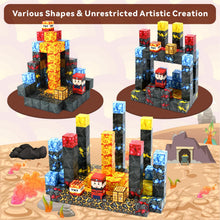 Carica l'immagine nel visualizzatore di Gallery, Yolla Loos Blocchi magnetici da costruzione, giocattoli da costruzione, set di costruzioni educative da - regalo perfetto per compleanno e vacanze per bambini dai 3 anni in su