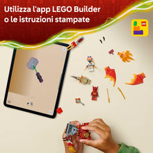 Carica l'immagine nel visualizzatore di Gallery, LEGO Ninjago Battle Pack Mech Drago di Kai 71851