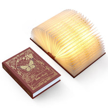 Carica l'immagine nel visualizzatore di Gallery, Lampada-libro pieghevole Regalo per amanti dei libri, lampada di carta pieghevole, luce da libro portatile per arredamen