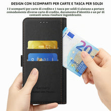 Carica l'immagine nel visualizzatore di Gallery, Ganbary Cover Compatibile con Samsung A22 4G/ M22/ M32 (Non per A22 5G), Protettiva Caso in PU Pelle Premium Portafoglio