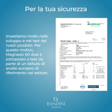 Carica l'immagine nel visualizzatore di Gallery, Bandini® MAGNESIO COMPLETO IN POLVERE 430mg - Puro 60 Dosi, Magnesium Carbonato, Citrato, Integratore Benessere Intestin