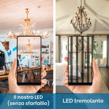 Carica l'immagine nel visualizzatore di Gallery, E14 LED Dimmerabile a Forma di Candela,Lampadina LED a Candela Dimmerabile 4W,Lampadine Vintage Bianco Caldo 2700K,Sosti