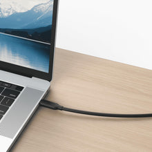Carica l'immagine nel visualizzatore di Gallery, Amazon Basics Cavo USB4, 40Gbps, 1m, 240W, Compatibile con Thunderbolt 3/4, Nero, Video 8K, da USB-C a USB-C, Cavo di Ri
