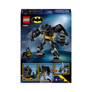 LEGO DC Armatura Mech di Batman, Action Figure Giocattolo da Costruire, Robot Snodabile da Collezione con Minifigure e Batarang, Giochi Creativi per Bambini e Bambine da 6 Anni, Piccolo Regalo 76270