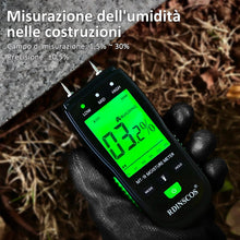 Carica l'immagine nel visualizzatore di Gallery, Misuratore di Umidità del Legno,Igrometro Digitale Professionale Rilevatore di Umidità per Legni