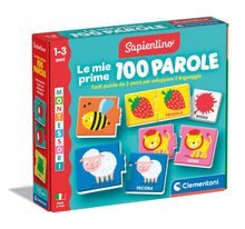 Carica l&#39;immagine nel visualizzatore di Gallery, Clementoni - Sapientino Montessori Le Mie Prime 100 Parole, Gioco Educativo Bambini 1-3 Anni con 54 Puzzle a Incastro per Imparare Nuovi Vocaboli, Made in Italy, Lingua Italiana, 16851