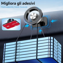 Carica l'immagine nel visualizzatore di Gallery, Porta Cellulare Auto con magsafe【20 Potente Magnetico 】Supproto Telefono Auto Magnetico【360° Rotazione】Porta Telefono AUto Per Il Cruscotto &amp; Presa d'Aria Automobile Compatibile con iPhone Smartphones