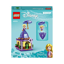 Carica l&#39;immagine nel visualizzatore di Gallery, LEGO Disney Princess Rapunzel Rotante, Giocattolo da Costruire con Mini Bambolina in Abito di Diamante e Pascal, Giochi per Bambine e Bambini da Collezione 43214