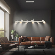 Carica l'immagine nel visualizzatore di Gallery, BRILONER - Lampadario a sospensione con spot, orientabile, attacco 4x GU10, lampadario soggiorno, lampadario cucina, lam