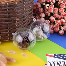 Carica l'immagine nel visualizzatore di Gallery, Uten 20 x Palla Trasparente plastica Palla di Natale Ornamentale per Decorare Alberi di Natale (8 cm)