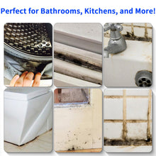 Carica l'immagine nel visualizzatore di Gallery, Haushalts Schimmelentferner Antimuffa Gel - Rimuovi Muffa e Muffa per Lavatrice, Striscia del Frigorifero, Bagno, Cucina, Doccia, Lavatrice, Detergente per Muffa su Piastrelle, Lavandino(240ml)