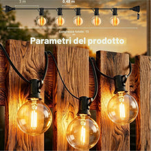 Carica l'immagine nel visualizzatore di Gallery, 15M Catena Luminosa Esterno Luci Giardino Catena, LED Lampadine Luminosa Luce da esterno Giardino Impermeabile IP44 Luci