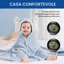 Carica l'immagine nel visualizzatore di Gallery, 3 pezzi Mini termometro digitale per interni