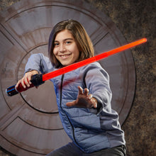 Carica l'immagine nel visualizzatore di Gallery, Star Wars Hasbro, Lightsaber Forge Kyber Core, Spada Laser Giocattolo Rossa Elettronica del Personaggio Darth Vader, Des