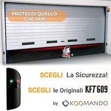 Carica l'immagine nel visualizzatore di Gallery, koomando Fotocellule Universali cancello KFT609 da Esterno,12V/24V AC/DC, Orientabili 180° Doppio LED di Stato, Certific
