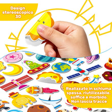 Carica l'immagine nel visualizzatore di Gallery, Kalysky 6 Libro Adesivi Attacca e Stacca Bambini, Album Adesivi Bambini 2-8