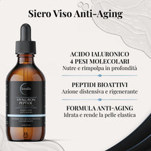 Carica l'immagine nel visualizzatore di Gallery, Siero Viso Acido Ialuronico Puro a 4 Pesi Molecolari con Peptidi, 100 ml