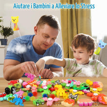 Carica l'immagine nel visualizzatore di Gallery, KOMABLEN 216 Pezzi Gadget Compleanno Bambini, Pignatta Regalini Fine Festa, Animali Giochini per feste di compleanno Gad