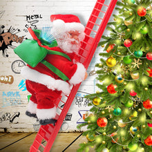 Carica l&#39;immagine nel visualizzatore di Gallery, ZZXLOPEZ Regali di Natale elettrici, Babbo Natale, Babbo Natale, Babbo Natale (con musica), decorazione natalizia per albero di Natale, casa, esterno e interno