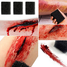 Carica l'immagine nel visualizzatore di Gallery, 8 pcs Kit per Trucchi Halloween Make Up, Finto Che Fa Cicatrice Artificiale