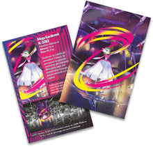 Carica l'immagine nel visualizzatore di Gallery, Pokémon: miniscatola da collezione Megaeroi (Mega Gardevoir) del GCC Pokémon (un foglio di adesivi, una carta con l’illustrazione della miniscatola e due buste di espansione)