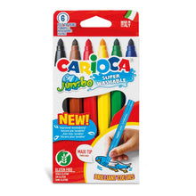 Carica l'immagine nel visualizzatore di Gallery, CARIOCA Pennarelli Jumbo Box, Pennarelli Colorati per Bambini con Punta e Corpo Maxi, Ideali per Disegnare e Colorare, S