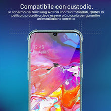 Carica l'immagine nel visualizzatore di Gallery, Vetro Temperato per Samsung Galaxy A70 [3 Pezzi] Vetrino Protettivo Pellicola Protezione Schermo