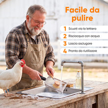 Carica l'immagine nel visualizzatore di Gallery, Okköbi Paletta per Pollaio, Set da 2 Setacci per Sabbia e Lettiera
