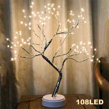Carica l'immagine nel visualizzatore di Gallery, XVZ LED Albero Bonsai Lampada da Tavolo, 108 LED Luce Notturna a Operata a Batteria e USB, DIY Regolazione dei rami per 