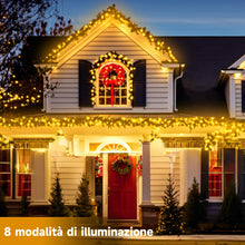 Carica l'immagine nel visualizzatore di Gallery, 20M Catena Luminosa Esterno Solare, 200 Led Luci Solari Esterno