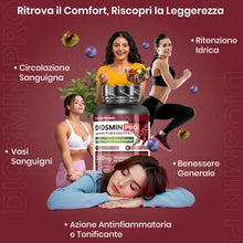 Carica l'immagine nel visualizzatore di Gallery, Diosmina PRO Vitastrong, Complex Vegan Diosmina Micronizzata, Flavonoidi, ENOVITA (Vite Rossa Integratore) Centella Asia