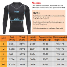 Carica l&#39;immagine nel visualizzatore di Gallery, Smatstyle Maglietta Compressione Uomo Traspirante da Asciugatura Rapida Maglia Termica Manica Lunga per Allenamento Palestra Corsa (IT, Testo, L, Regular, Regular, Nero)