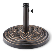Carica l'immagine nel visualizzatore di Gallery, Amazon Basics - Base per ombrellone da Giardino Regolabile, Confezione da 1, Nero