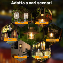 Carica l'immagine nel visualizzatore di Gallery, 2 Pezzi Ricambio Luci Solari da Giardino con Lampadina LED Luminoso
