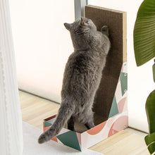 Carica l'immagine nel visualizzatore di Gallery, Tiragraffi per Gatti, Adulti Cat Multi-Scratch Cardboard Scratching Post, per Gatti a Forma di L Graffiatoio Gatto Scratching Board, Cartone Colonna Tira Graffi, per Pareti e Angoli